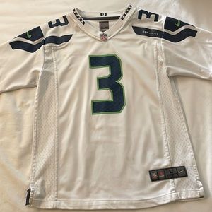 Seahawks Jersey Wilson #3 White - Kids 14-16